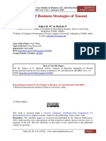 Analysis of Business Strategies of Xiaom PDF