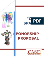 "Case Spark": Sponorship Proposal