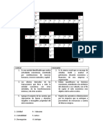 Crucigrama Contabilidad