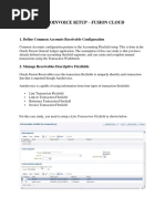 Autoinvoice Setup