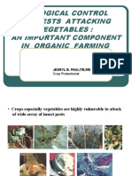 Biological Control in Vegetables: An Important Components of Organic Agriculture