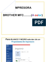 Configurar Brother MFC a blanco y negro