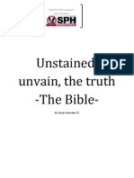 Unstained, Unvain, The Truth - The Bible-: Sekolah Pelita Harapan Lippo Karawaci