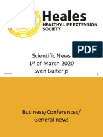 Scientific News 1st of March 2020