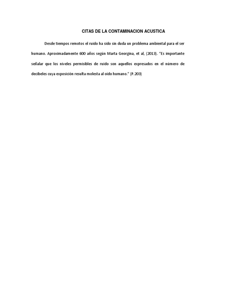 Citas de La Contaminacion Acustica | PDF, image size:768x1024