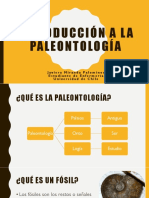 Introducción A La Paleontología