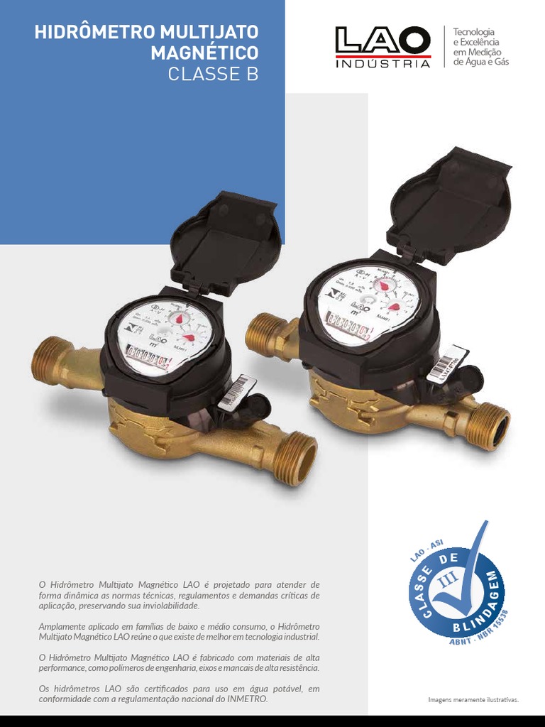 Hidrômetro Multijato Magnético LAO | PDF | Natureza | Science