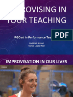 Improvising in Your Teaching - Slides 2019-20
