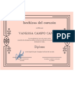 Diploma Vanessa Campo Canales