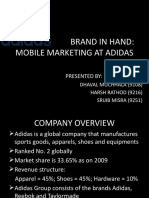 Brand in Hand: Mobile Marketing at Adidas: Presented by