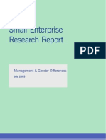 SERTeam - Management and Gender Differences Jul 2005 - Lloyds TSB Small Enterprise Research Report