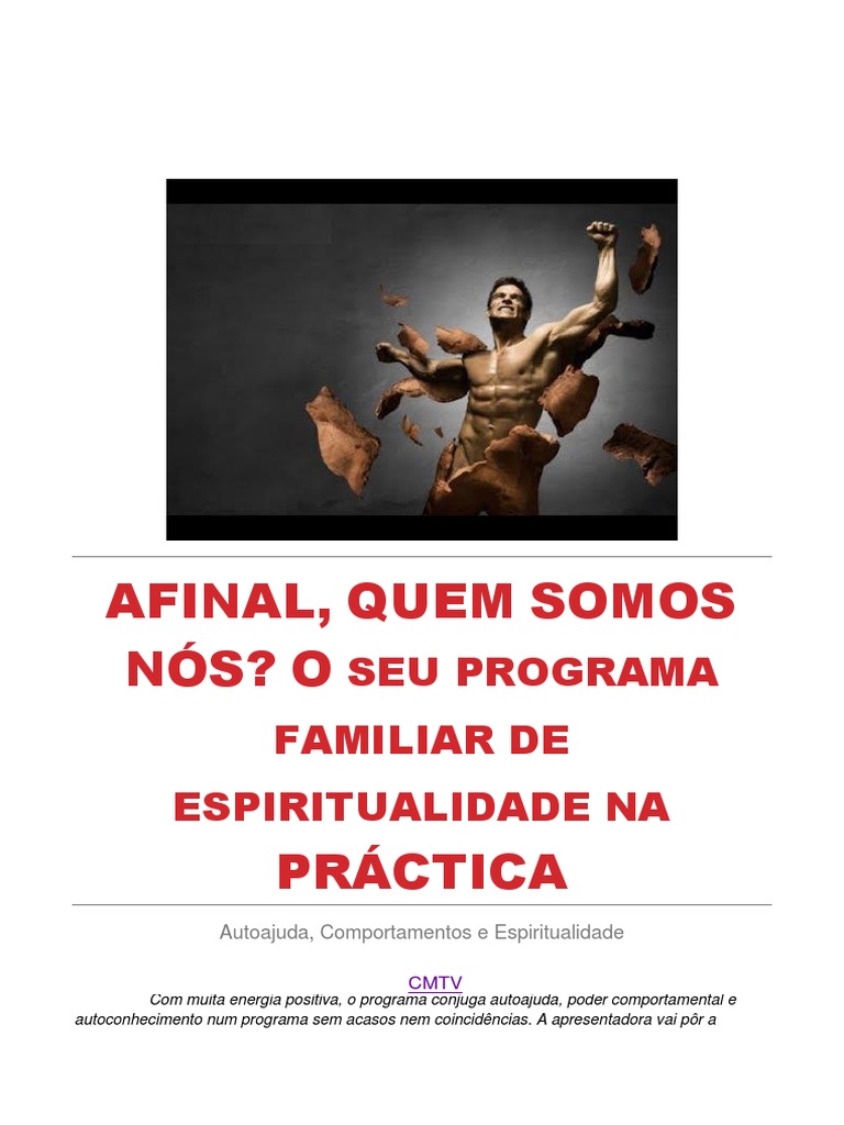 Afinal Quem Somos Nos | PDF | Mente | Aprendizado