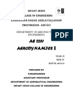 Aerodynamics I Notes PDF