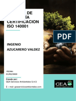 Informe Certificacion ISO14001