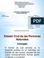 Estado Civil e Identidad de Las Personas