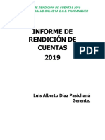 Informe Rendicion de Cuentas 2019 PDF