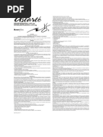 Prospecto de Anticonceptivos Belara | PDF | Trombo | Control de la ...