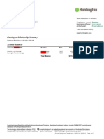 Huntington Bank Checking and Savings Account Summary