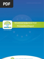 Download Online EU Training sample Situational Judgement Test Report by Arboreus Online Training Services SN44969325 doc pdf
