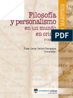 Filosofía y Personalismo en un mundo en crisis T2