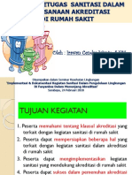 Peranan Petugas Sanitasi Dalam Pelaksanaan Akreditasi Di Rumah Sakit