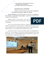 Report On PATENT Workshop 30.07.2019