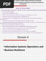 At Cisa Domain 4 - 23.8.19