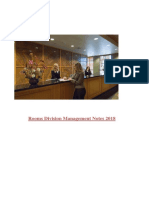 Rooms Division Management Notes 2018 - 1