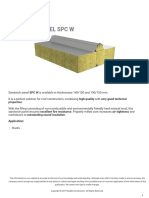 Sandwich Panel SPC W For Roof en