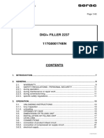 Serac Filler - DIGI + Filler 2237 Manual 117G000174EN