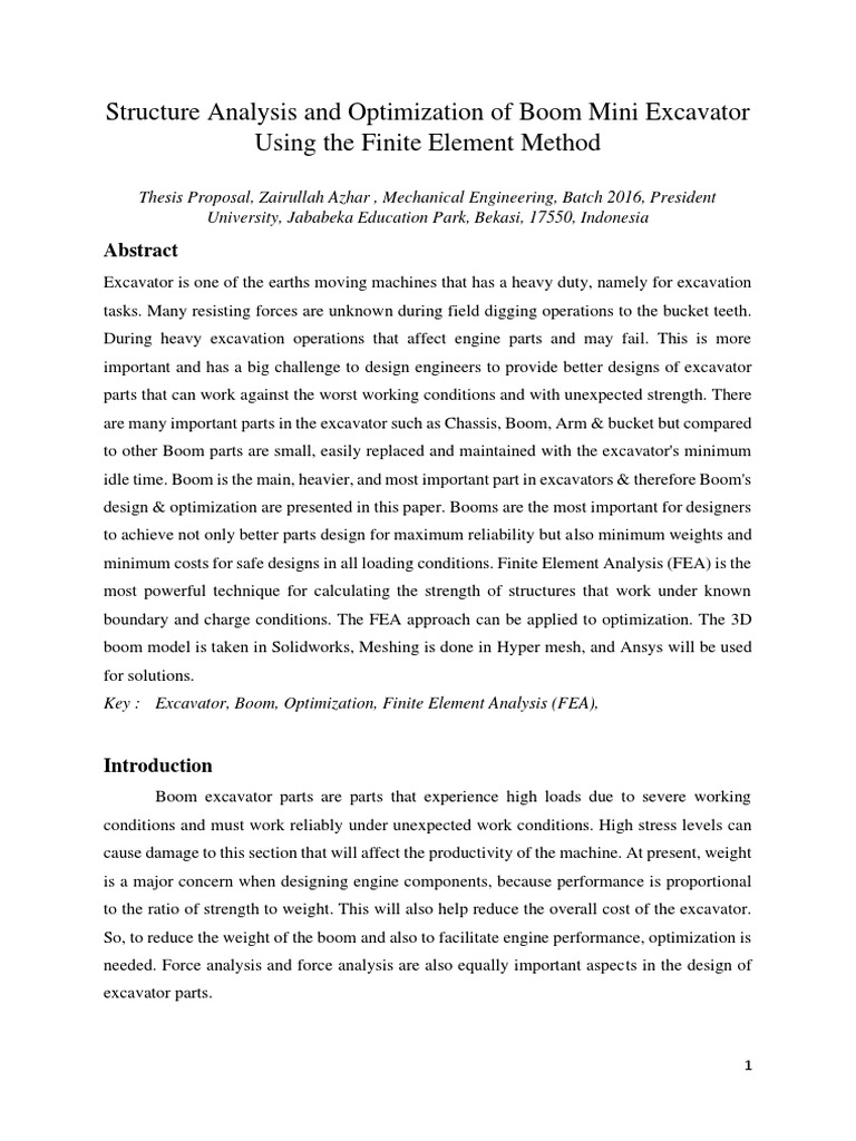 Thesis Prposal PDF | PDF | Finite Element Method | Mathematical ...