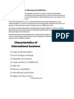 International Business- Overview