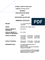 Industrial Court of Malaysia Case Award