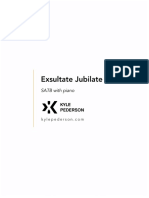 Exsultate Jubilate (SATB) SAMPLE