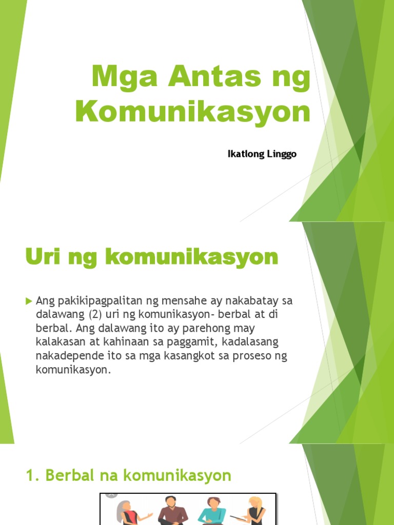 Mga Antas NG Komunikasyon | PDF