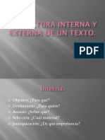 Estructura Interna de Un Texto