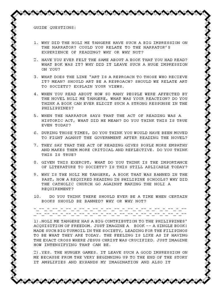 Guide Questions-Backup | PDF | Religion & Spirituality
