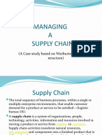 Managing A Supply Chain: (A Case Study Based On Warburton's Business Structure)