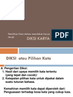 Diksi Karya Ilmiah