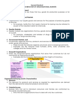 HANDOUT MM 01 Chapter 3 The Buying Behavior of Organizational Market