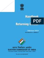 Hand Book For Returning Officer Document 23 - Edition - 1 PDF