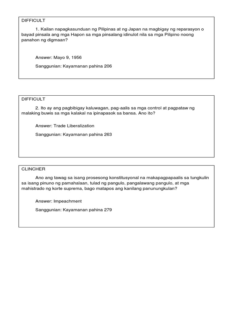 AP Quiz Bee PDF