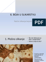 6. BOJA U SLIKARSTVU