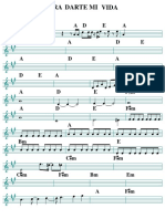 Para Darte Mi Vida PIANO PDF