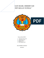 Laporan Hasil Observasi Kesetaraan Sosial