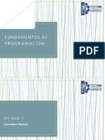 Fundamentos de Programación. Unidad 1 Conceptos Básicos