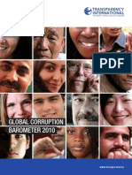 Global Corruption Barometer 2010: Transparency International