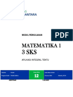 Modul 12 Luas, Volume Benda Dan Panjang Kurva