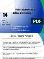 Modul 14 PPT Aktualisasi Pancasila Dalam Bernegara