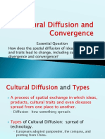 Cultural Diffusion and Convergence